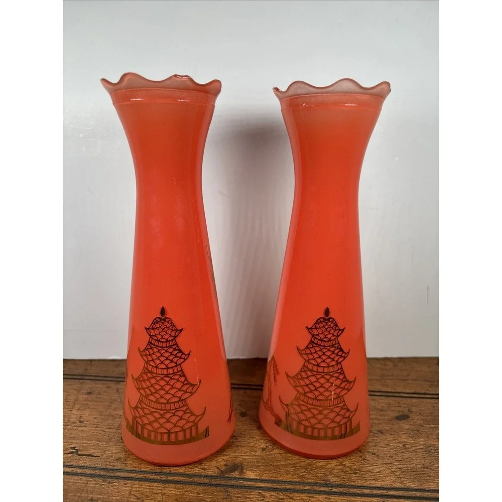 Vtg Bartlett Collins Atomic Age Glass 9